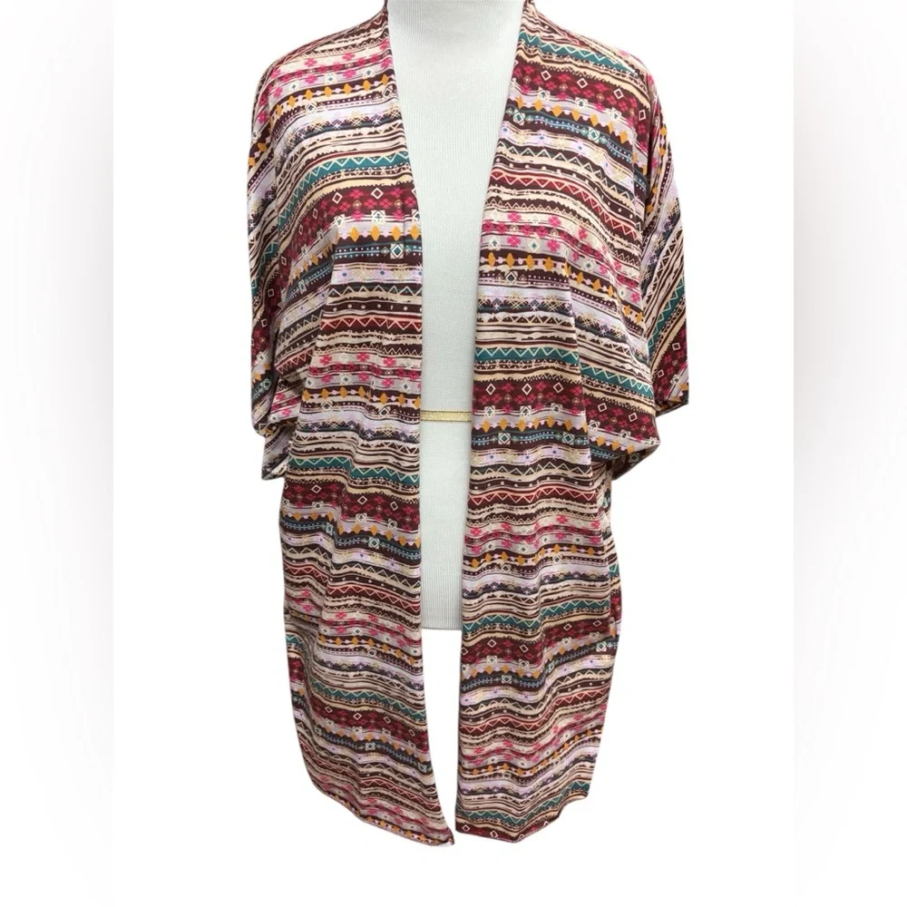 51. Aztec Pattern Open Front - Picture 1 of 1